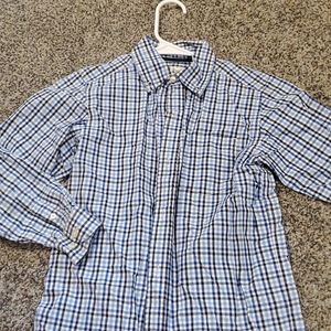 Button down plaid shirt